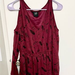 Harry Potter burgundy dress with pockets!